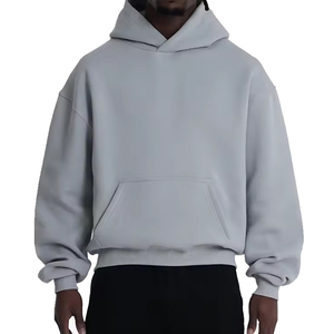 Sudadera con Capucha de Felpa de Alta Calidad, 100% Algodón, Estilo Urbano Invernal, Personalizada, de Gran Gramaje, Corte Holgado, Hombros Caídos - Product Image 1