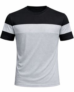 Mens Black Grey Sports T Shirt And Shorts <b>Set</b> Breathable Quick Dry Gym Wear Athletic Running Training Activewear Outfit <b>Set</b> - Product Image 2