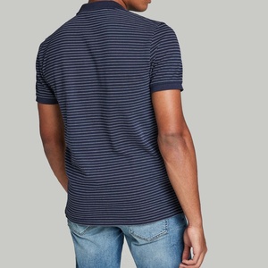 Chemises de golf pour hommes et femmes, grandes tailles, sport, professionnelles, texturées, 100% coton, rayées, formelles, manches courtes, séchage rapide, qualité professionnelle, du S au 8XL - Product Image 3