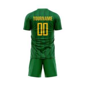 Uniforme de Fútbol Corto Sublimado, 100% Poliéster, Logotipo Personalizado, Secado Rápido, Transpirable, Top Ventas, Ropa Deportiva para Clubes y Equipos - Product Image 3