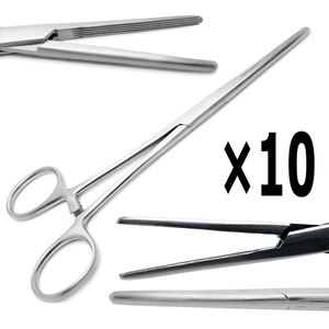 10 pinces verticales de 6,25 po, pinces à tube occlusives Voarse, instruments de qualité supérieure - Product Image 2
