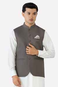 Chaleco de Traje para Hombre, Cierre de un Botón, Color Brillante Personalizado, Poliéster, Transpirable, para Verano - Product Image 3