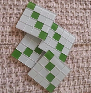 Ensemble de sous-verres en mosaïque faits à la main TCE, vaisselle décorative haut de gamme, sous-verres résistants à la chaleur pour la maison, le bureau, les cadeaux et les fournitures en gros - Product Image 5