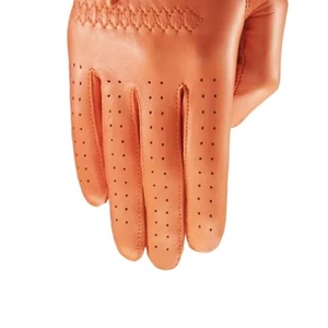 Gants de golf en cuir Cabretta personnalisés avec logo – Légers, à doigts complets, antidérapants, avec sangle de poignet réglable, unisexes, pour le sport - Product Image 4