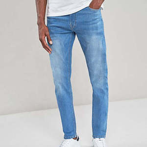 High Quality Custom Own Logo Men's Denim <b>Jeans</b> Casual Wear Hot Sale Lightweight Men's Denim <b>Jeans</b> - Product Image 2
