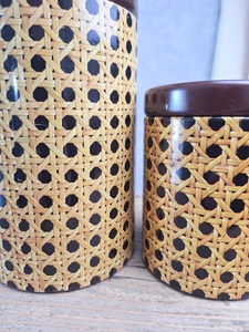 Rattan Style Paper Cover Metal Container Suitable for Tissue Storage Elegant Home Kitchen And Tabletop Organizer Box - Product Image 5