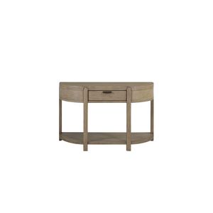 Consolle curva a 1 cassetto color Toffee - Product Image 1