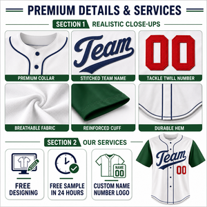 Custom Plus Size <b>Baseball</b> Jersey Big Tall Men Full Button Team Uniform Personalized Name Number Wholesale Manufacturer - Product Image 4