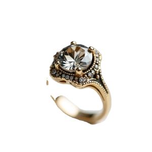 Anillo femenino cuadrado de plata de ley S925 de alta calidad, regalo de joyería de moda romántica para boda o fiesta - Product Image 1