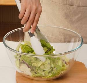 Ensemble de bols de service en verre poli écologiques, bols à salade en verre transparent en gros, fournisseur de vaisselle pour fêtes - Product Image 4