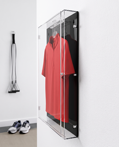 Vitrina de acrílico transparente y personalizable con cerradura para exhibir camisetas, caja de exhibición para camisetas deportivas - Product Image 2