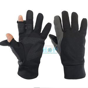 Gants de voile professionnels avec paume renforcée pour une meilleure adhérence, tissu respirant à séchage rapide, sangle de poignet réglable, design demi-doigts - Product Image 1