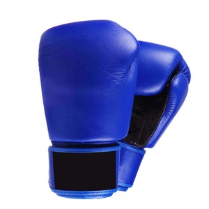 Guantes de Entrenamiento de Cuero Resistentes con Dedos Completos y Cierre de Velcro, Unisex, para Boxeo y Artes Marciales - Product Image 4