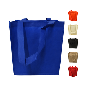 Bolsa Tote Roja con Cremallera, Refuerzo en el Costado, Asa de Tela, Lista para Impresión Personalizada, Venta al por Mayor, Promocional, para Eventos, Regalos, Compras - Product Image 1