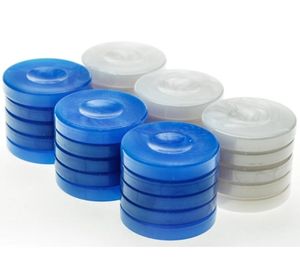 Jetons de jeu classiques en résine acrylique marbrée personnalisée pour backgammon, dames et échecs - Product Image 3