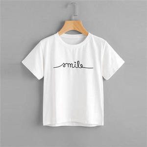 Camiseta de Manga Corta Blanca Ecológica para Mujer, 100% Algodón, Cuello Redondo, Corte Regular, Estilo Casual, Tejido Jersey Liso Teñido - Product Image 3