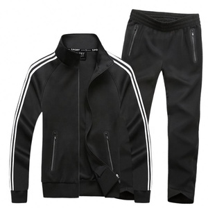 Men's Blue <b>Tracksuit</b> Set Full Sleeve Zipper Sweatshirt Side Pockets Sporty Casual Wear Hooded Solid Color Winter Style 100% - Product Image 2