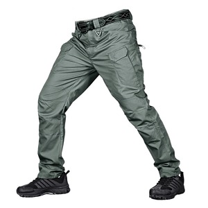 Pantalones Tácticos de Senderismo para Hombre, Estilo Fuerzas Especiales, para Entrenamiento al Aire Libre, Temporada de Primavera, Tela de Lona, Cintura Elástica, Bolsillos Resistentes al Desgaste - Product Image 6