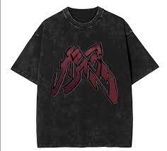 Custom Mens Acid Wash T-<b>Shirt</b> | 280-300 GSM Heavyweight 100% Cotton Regular Fit Tee | <b>Gothic</b> Character Graphic Streetwear - Product Image 3