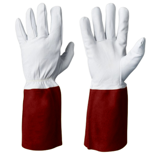 Gants de soudage en cuir de chèvre TIG de qualité supérieure, imperméables, résistants à la chaleur, protection des mains, gants de soudage unisexes - Product Image 2