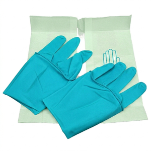 Gants chirurgicaux en latex jetables stériles texturés pour examen médical, épaisseur 6 mil, emballage OEM en gros pour hôpitaux - Product Image 6