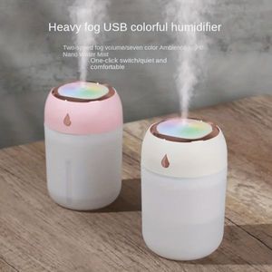 Humidificateur portable mini USB à brume fraîche 220ml/330ml, humidificateur de bureau personnel pour chambre, voyage, bureau et maison - Product Image 1