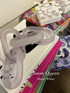 Juego de Eslabones de Cadena de Resina Acrílica Transparente y Colorida para Colgar en la Pared, Decoración de Arte Interior para Sala de Estar Moderna y Escaleras - Product Image 2