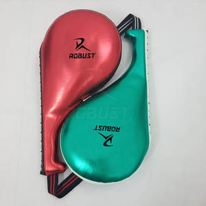 Protège-tibias de Taekwondo en cuir de vachette respirant et écologique, légers (2,5 kg), unisexes, pour l'entraînement et la pratique, ferme et durable. - Product Image 4