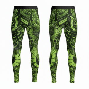 Tights Gym Workout Running Fitness <b>Pants</b> Men's Customized Logo Design Training Workout Yoga Summer OEM ODM Compression Leggings - Product Image 4