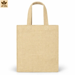 Sac fourre-tout promotionnel en jute pour salons professionnels, événements, promotion de marque, impression personnalisée, vente en gros, fournisseur OEM ODM, réutilisable - Product Image 2