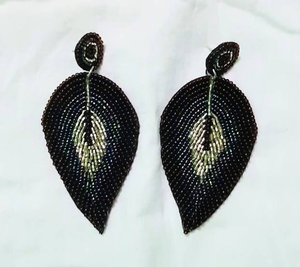 Nouveaux clous d'oreilles classiques vintage légers faits à la main avec perles, style bohème original pour femmes, vente chaude, bijoux en gros, perles et coton - Product Image 5