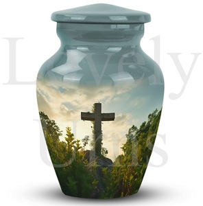 Urna Conmemorativa de Jesucristo, Urna Funeraria Decorativa para Cenizas Humanas, Recuerdo Conmemorativo - Product Image 2