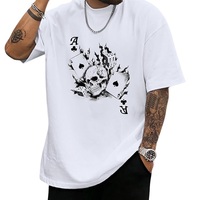 Herren Grafik-T-Shirt Hochwertige Baumwolle Rundhals-Ausschnitt Lässiges Mode-Shirt mit Modernem Aufdruck für Täglichen Komfort
