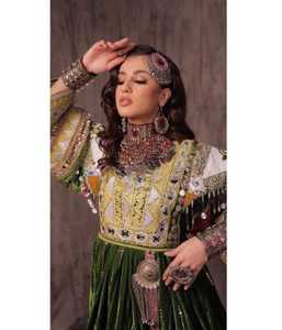Vintage Style Afghani Casual <b>Dresses</b> Handmade Tribal Embroidery Women's Traditional Fashion Collection - Product Image 2