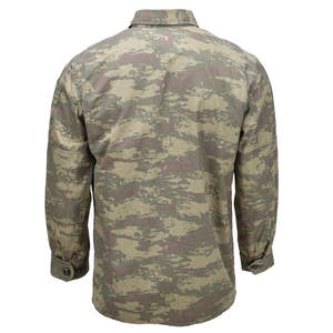 เสื้อเชิ้ตแขนยาวลายพรางสไตล์ทหารตุรกีสำหรับผู้ชาย เสื้อผ้าฝ้ายสำหรับกิจกรรมกลางแจ้ง ชุดทำงานลายพราง ดีไซน์กันลม - Product Image 4