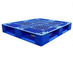 พาเลทพลาสติกสำหรับงานหนัก รับน้ำหนัก 2 ตัน เสริมความแข็งแรง ทางเข้า 4 ทิศทาง ดีไซน์อุตสาหกรรมแบบหน้าเดียว - Product Image 1