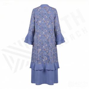 Abaya populaire pour femmes, fabriquée avec les meilleurs matériaux, couleur personnalisable, manches longues, style décontracté, prix raisonnable pour adultes, vêtements modestes. - Product Image 2