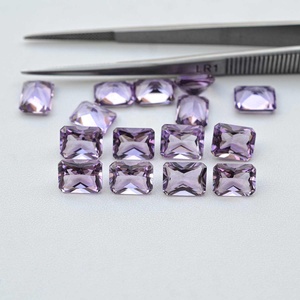 6x8mm naturel rose améthyste octogone princesse coupe pierre de haute qualité Rose De France améthyste pierres précieuses à facettes du fabricant - Product Image 1