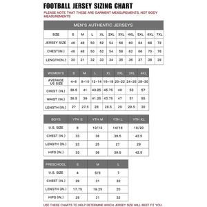 Camiseta de Fútbol Americano Sublimada Personalizada al por Mayor, Camiseta de Fútbol Americano de Entrenamiento Universitario Juvenil de Talla Grande - Product Image 6