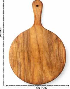 Tabla de Cortar de Madera Resistente y Ecológica, de Grado Alimenticio, Forma Rectangular, 2.0 cm de Grosor, Apta para Lavavajillas, para Cortar Carne y Verduras - Product Image 1