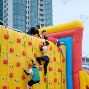 Muro de Escalada Inflable Portátil de PVC para Team Building, Viet Nam Thuy Linh, Seguro, para Todas las Estaciones, Instalación Fácil en 5-10 Días - Product Image 3