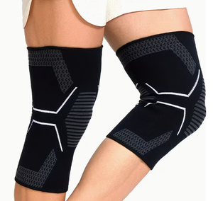 Genouillère de compression respirante avec éponge épaisse pour le basketball et le volleyball, unisexe, toutes saisons, à enfiler - Product Image 5