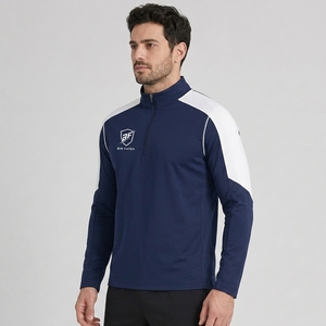 OEM Custom Quarter Zip Half Zip Athletic <b>Jacket</b> <b>Men</b> Women Youth Sportswear Quick Dry Team <b>Pullover</b> Canvas Stand Breathable - Product Image 3