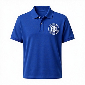 Camisa para Hombre, 100% Algodón, Tejido de Rizo, Manga Corta, 180g, Ligera, Transpirable, Logotipo Frontal Impreso Digitalmente, Estilo Casual Elegante - Product Image 1