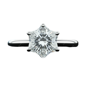 Diamant synthétique en forme de fleur, créé en laboratoire, DEF VVS VS1 HPHT CVD, pierre de bijouterie certifiée IGI, vente en gros - Product Image 1