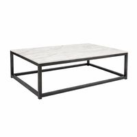 Table basse en métal sur mesure, différentes tailles, fournisseur vietnamien, plateau en marbre, prix compétitif