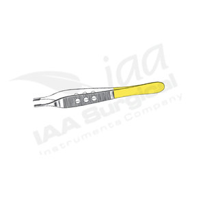 Pinzas para apósitos y tejidos IAA de acero inoxidable, instrumento quirúrgico de grado médico con certificación CE para uso en cirugía general - Product Image 5