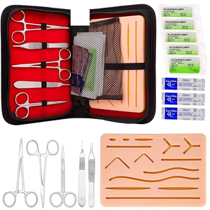 ชุดเย็บแผลผ่าตัดแบบใช้มือ 5 ชิ้น ทำจากสแตนเลสสตีล คุณภาพดีที่สุด ยี่ห้อ REGENSIS SURGICAL พร้อมอุปกรณ์ถอดเย็บแผล - Product Image 1