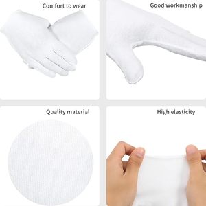 120 Guantes de Algodón Elásticos para Trabajo e Inspección, para Mujeres y Hombres, para Manipulación de Objetos Delicados, Monedas y Joyería - Product Image 6