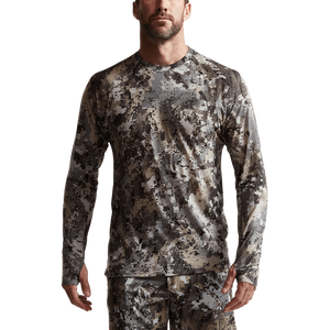 Men's Camouflage Hunting Baselayer Long Sleeve Moisture Wicking <b>Thermal</b> <b>Top</b> Quick Dry Breathable Digital Camo Performance Shirt - Product Image 2